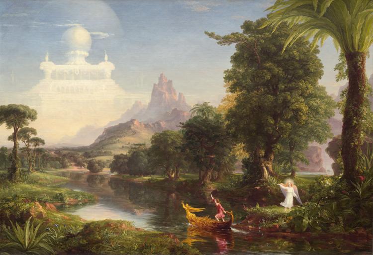 Thomas Cole The Voyage of Life:Youth (mk13) Germany oil painting art